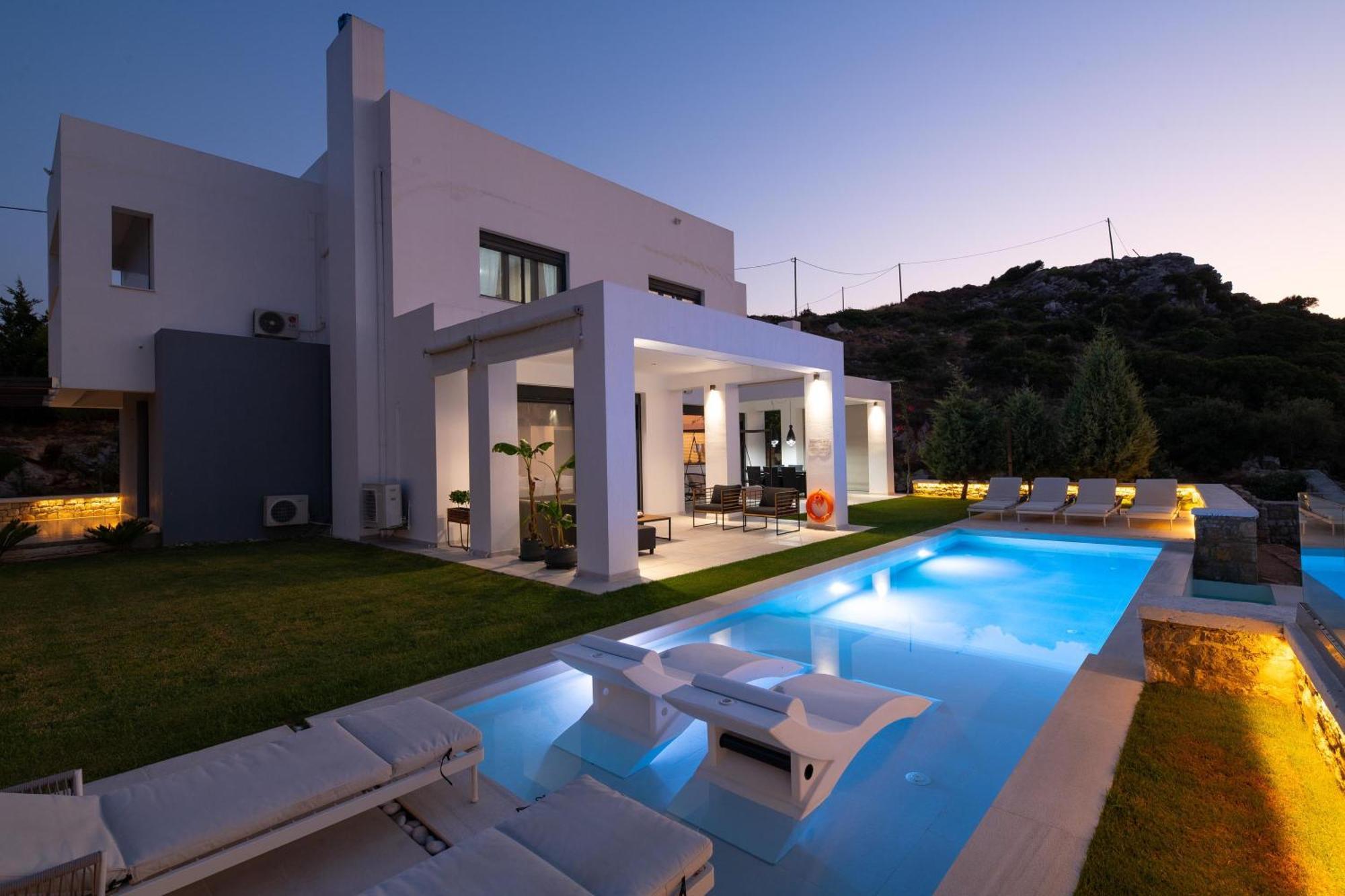 Villa La Bianca Koskinou  ภายนอก รูปภาพ